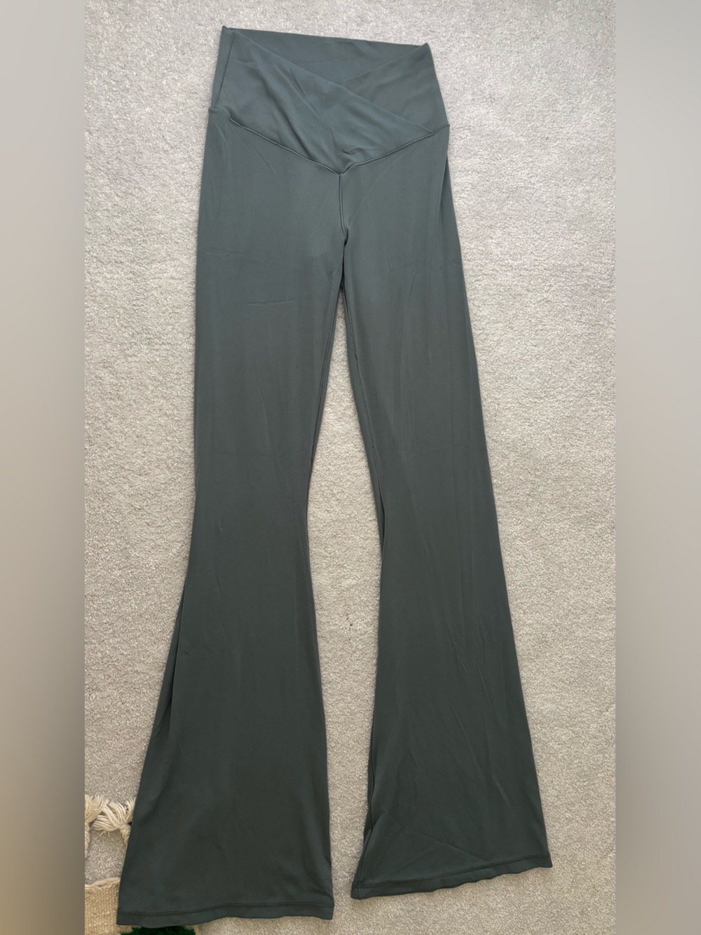 Aerie Wide-Leg High-Rise Pants with Crossover Waistband
